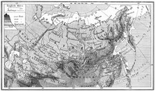 Map of Siberia, c1923. Artist: Unknown