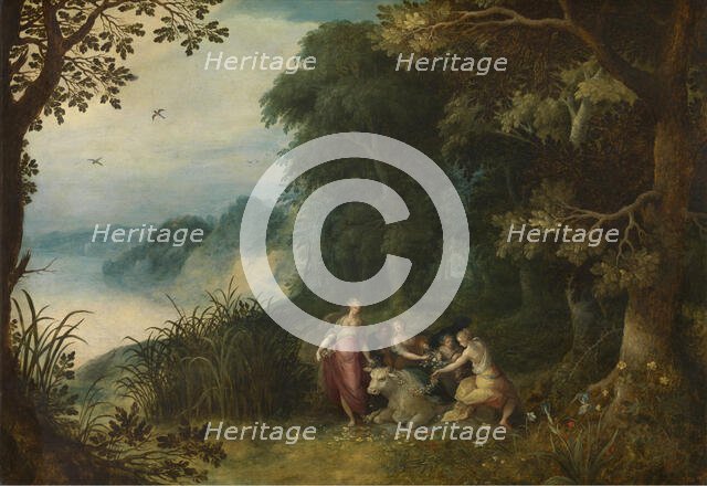 The rape of Europa, 1621. Creator: Abraham Govaerts.