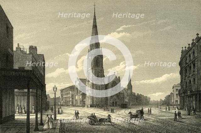 'Rowland Hill's Chapel & Schools, Westminster Bridge Road', c1876. Creator: Unknown.