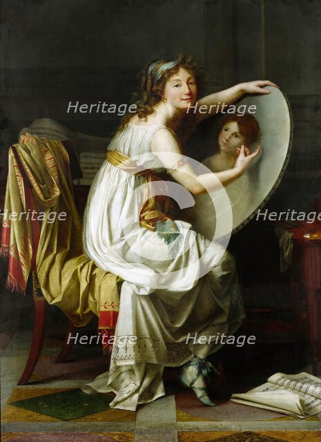 Portrait of Rose Adélaïde Ducreux, c. 1800. Creator: David, Jacques Louis (1748-1825).