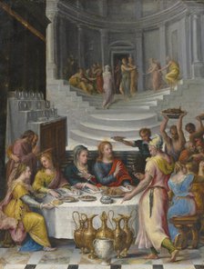 The Wedding Feast at Cana. Creator: Fontana, Lavinia (1552-1614).