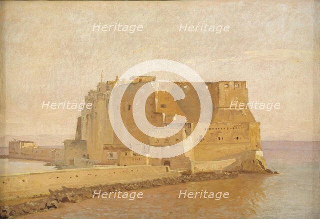 Castel dell'Ovo in Naples, 1839-1840. Creator: Christen Købke.