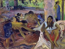 Tahitian fisherwomen, 1891. Creator: Gauguin, Paul Eugéne Henri (1848-1903).