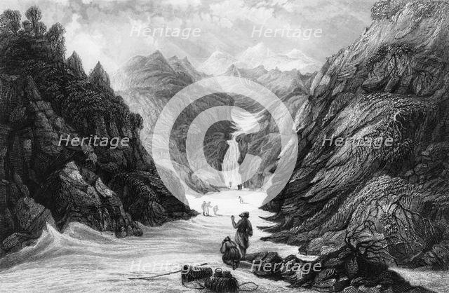 'Source of the River Jumna', 1838. Creator: George Francis White.