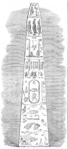 Cleopatra's Needle, Alexandria, 1862. Creator: Unknown.