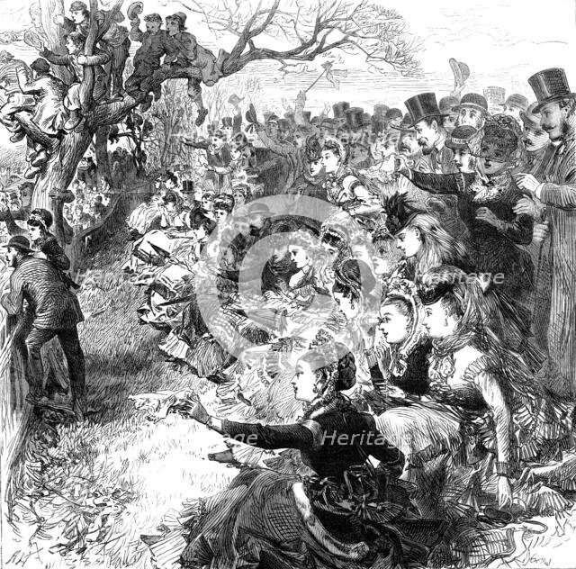 The Universities Boat-Race: "Well Done, Light Blue!", 1870. Creator: Unknown.