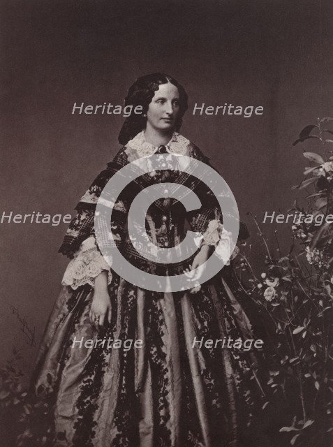 Empress Elisabeth of Austria, 19th century. Creator: Franz Seraph Hanfstaengl.