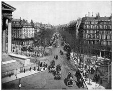 Boulevard de la Madeleine, Paris, late 19th century. Artist: John L Stoddard