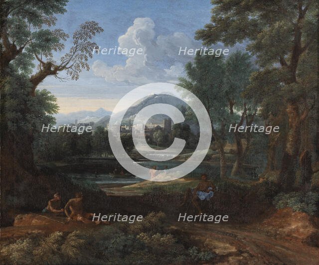 Arcadian Landscape, 1628-1675. Creator: Gaspard Dughet.