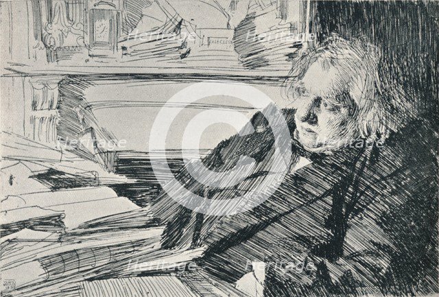 Joseph Ernest Renan (1823-1892), 1892, (1898). Artist: Anders Leonard Zorn