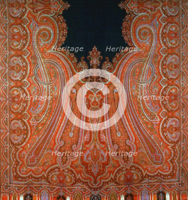 Shawl, Paisley, c. 1850. Creator: Unknown.