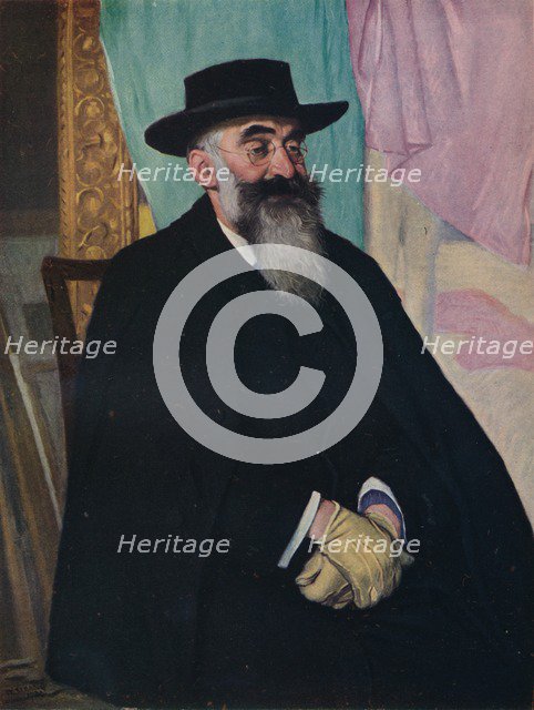 'Portrait of Lucien Pissarro, Esq', 1920. Artist: William Strang.