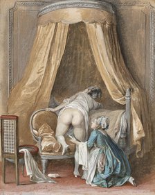 Enema, late 18th-early 19th century. Creator: Nicolas Lavreince.