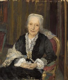 Portrait de Juliette Drouet, 1883. Creator: Jules Bastien-Lepage.