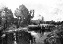 Pictures from the Royal Academy: England's Canals; Kennet and Avon - D. Murray, A.R.A., 1895. Creator: Unknown.