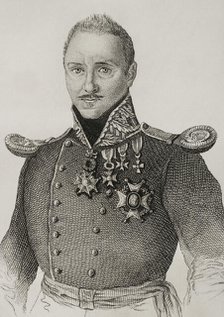 Portrait of Rafael Arístegui y Vélez (1794-1863), 2nd Count of Mirasol, 1845. Creator: Jose Gomez.