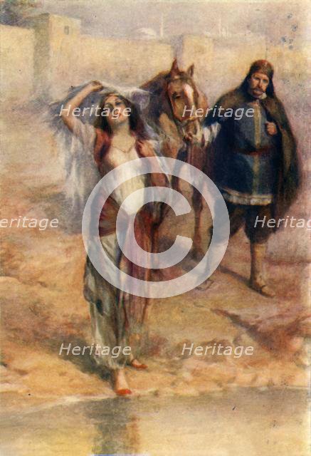 "O beauteous green lake! Thou art to be my home for evermore", 1917. Creator: Unknown.