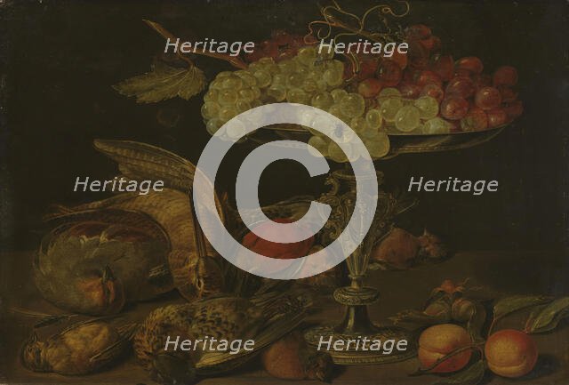 Still Life with Silver Vase, c1620. Creator: Unknown.