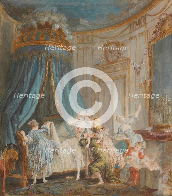 Bringing the Bride to Bed, 1767. Creator: Baudouin, Pierre Antoine (1723-1769).