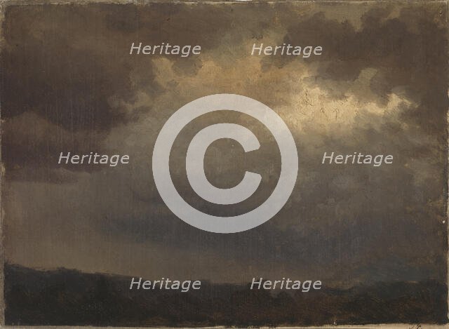 Dark Sky, rehearsal, 1854. Creator: Werner Holmberg.