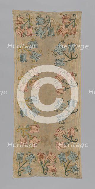 Tray Cloth or Cover, Turkey, 18th century. Creator: Unknown.