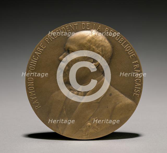 Poincarè Medal, 1900s. Creator: Léon Julien Deschamps (French, 1860-1928).