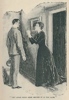 'Get Away From Here Before It Is Too Late', 1892. Artist: Sidney E Paget.