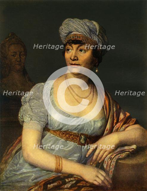 'Portrait of an unknown Woman with Headdress', 1812, (1965).  Creator: Vladimir Borovikovsky.