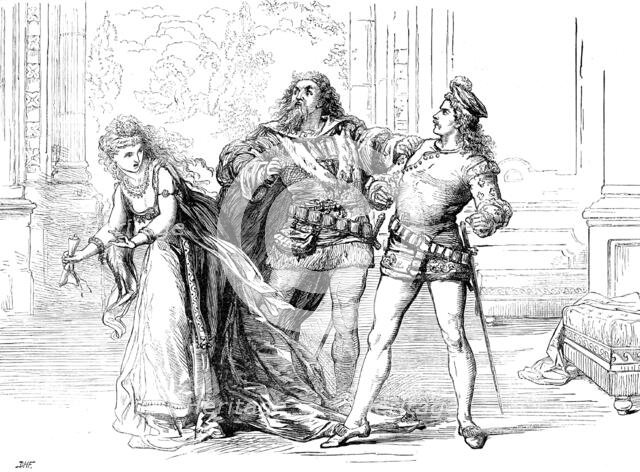 Scene from "Hinko," at the Queen's Theatre, 1871. Creator: Unknown.