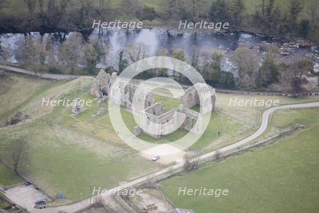 The ruins of Egglestone Abbey, County Durham, 2016. Creator: Matthew Oakey.