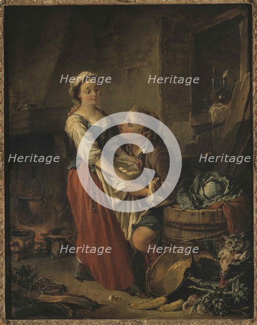 La Belle cuisinière , 1735. Creator: Boucher, François (1703-1770).