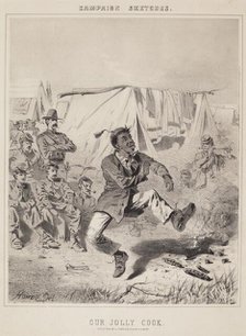 Our Jolly Cook (Campaign Sketches). Creator: Winslow Homer.