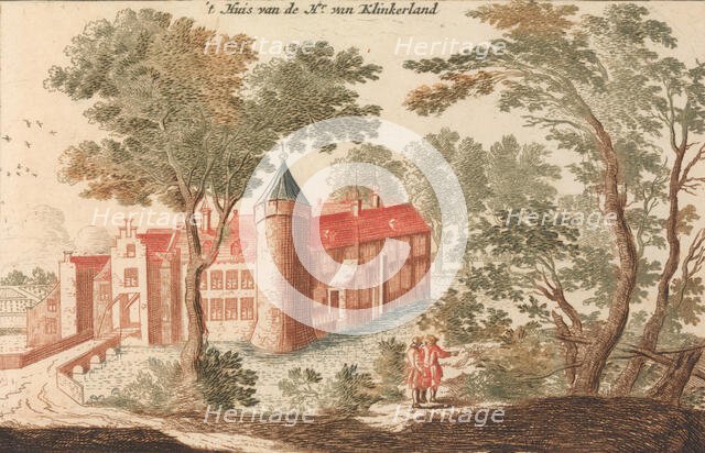 't Huis van de Hr van Klinkerland', in: Tooneel Der Voornaamste Nederlands Huizen, En Lus..., n.d.. Creator: Unknown.