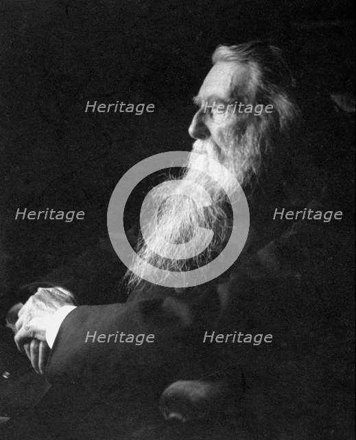 John Ruskin, English artist, poet and critic, c1897. Artist: Emil Otto Hoppe