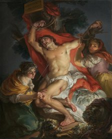 Saint Sebastian Tended by Saint Irene, 1795-1800. Creator: Vicente Lopez y Portana.