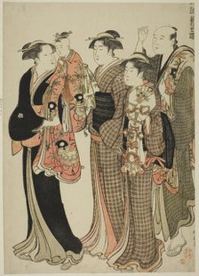 Kamioki, from the series "A Brocade of Eastern Manners (Fuzoku Azuma no nishiki)", c. 1783/84. Creator: Torii Kiyonaga.