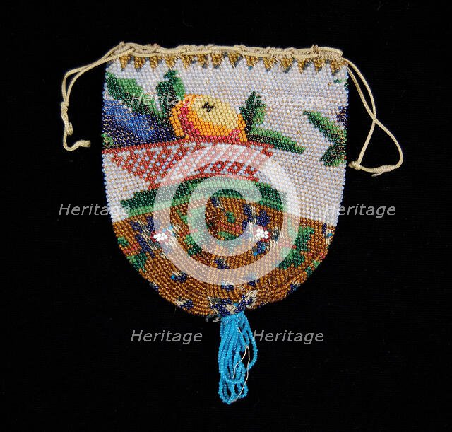Pouch, American, 1820-40. Creator: Unknown.