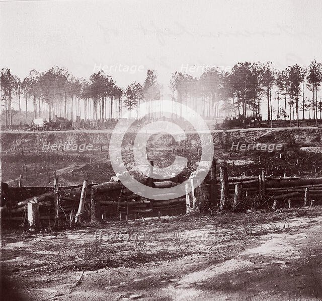 Extreme Left of Bermuda Hundred Lines, 1861-65. Creator: Andrew Joseph Russell.