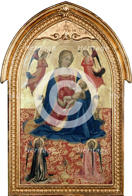 'Virgin and Child with Angels', c1425. Artist: Fra Angelico