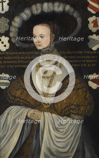 Margareta Eriksdotter, Gustaf Vasa's sister, copy of a painting of 1528. Creator: Unknown.