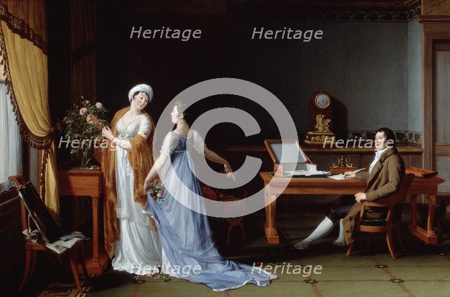 'Count de la Forest with his Wife and Daughter', 1804. Artist: Andre Vincent Francois