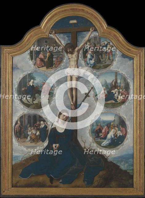 Our Lady of the Seven Sorrows, ca 1525-1528. Creator: Orley, Bernaert, van (1488-1541).