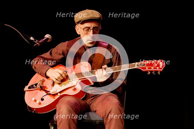 Lionel Phillippe, The Gogoville Blues Stars, Crawley Blues Club, Hawth, West Sussex, 18 Oct 2019. Creator: Brian O'Connor.