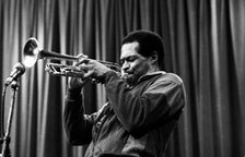 Woody Shaw, Shaw Theatre, London, Mar 1985.  Artist: Brian O'Connor.