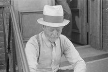 A tenant, 61st Street between 1st and 3rd Avenues, New York, 1938. Creator: Walker Evans.