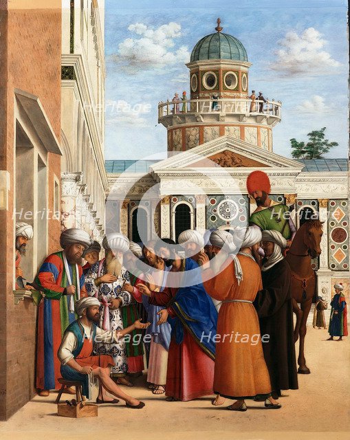 The Healing of Anianus by Saint Mark, c. 1497. Artist: Cima da Conegliano, Giovanni Battista (ca. 1459-1517)