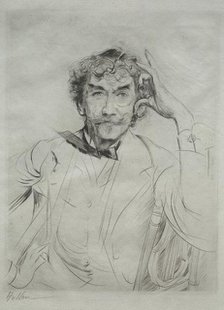 James MacNeill Whistler, 1897. Creator: Paul César Helleu (French, 1859-1927).