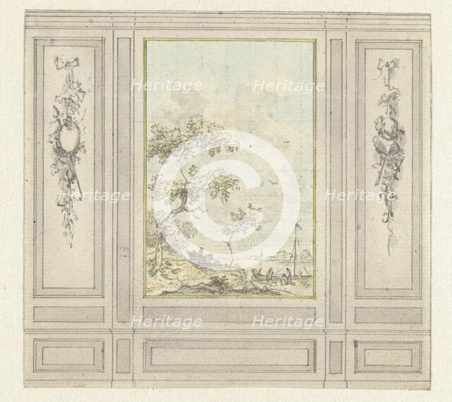 Room wall design, c.1752-c.1819. Creator: Juriaan Andriessen.