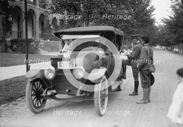 Red Cross Motor Corps - Groups, 1917. Creator: Harris & Ewing.