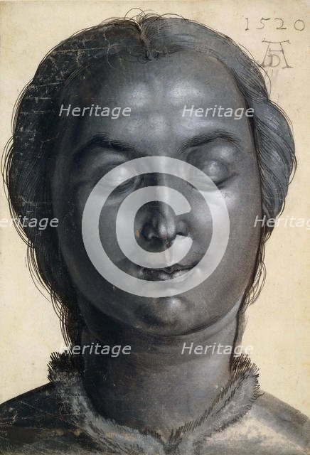 Head of a woman, 1520. Creator: Dürer, Albrecht (1471-1528).